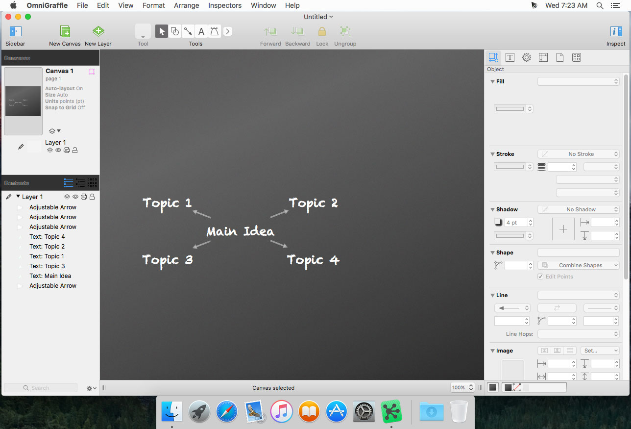 OmniGraffle Pro 截图